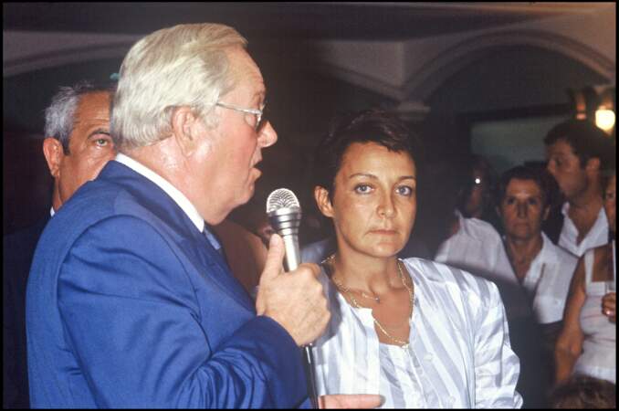 Jean-Marie Le Pen et sa filleule, Yann Piat