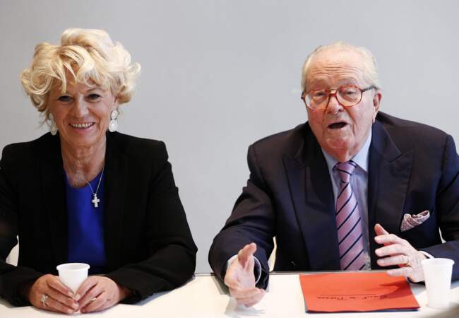Jean-Marie Le Pen et Marie-Christine Arnautu