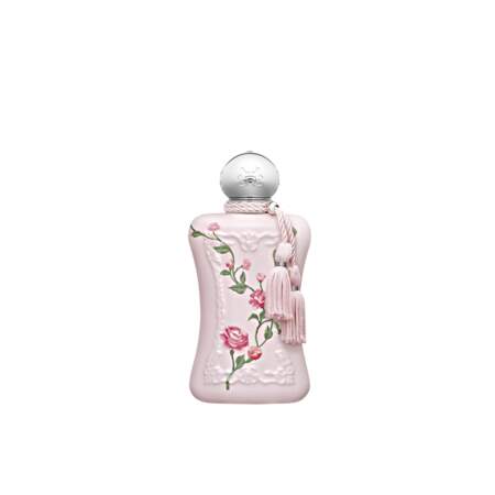 Delina Limited Edition, Parfums de Marly, 270€ les 100ml, à partir du 15 avril 2024 dans les points de vente Parfums de Marly pour une durée limitée.