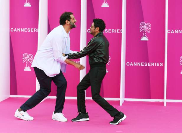 Jamel Debbouze et Ramzy Bedia ont fait le show lors de la soirée d’ouverture de la septième édition de Canneseries le vendredi 5 avril 2024 
