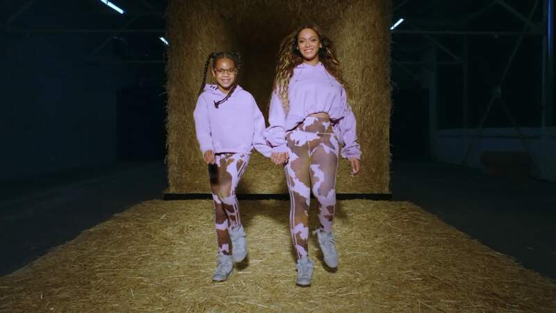 Beyonce, et sa fille, Blue Ivy 