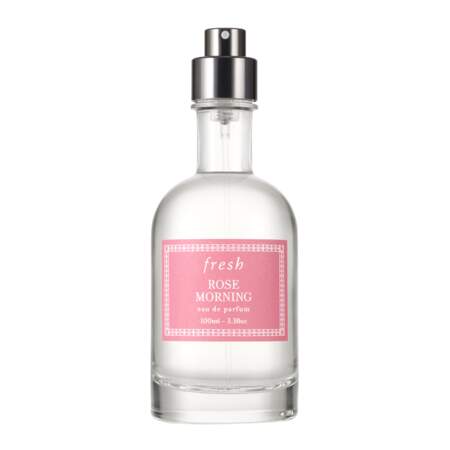 Rose Morning, Eau de parfum, Fresh, 57€ les 30ml au Bon Marché Rive Gauche et sur fresh.com