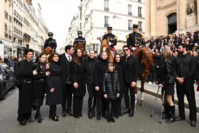 Toute la famille Gruss réunie pour les obsèques de leur patriarche émérite Alexis Gruss.