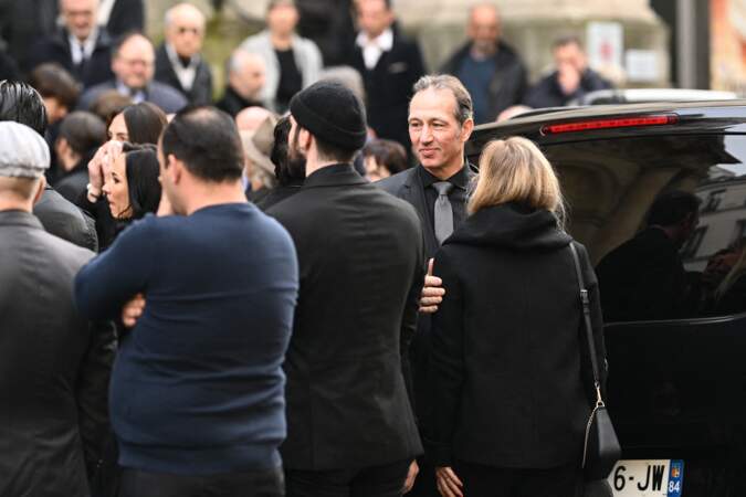 Stephan, un des fils de Alexis Gruss, lors des obsèques de son père.