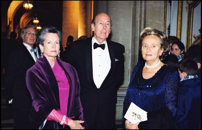 Valéry et Anne-Aymone Giscard d’Estaing au côté de Bernadette Chirac
