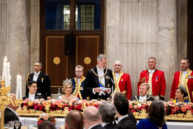 Discours du roi Felipe VI lors du dîner d'état au palais royal d'Amsterdam