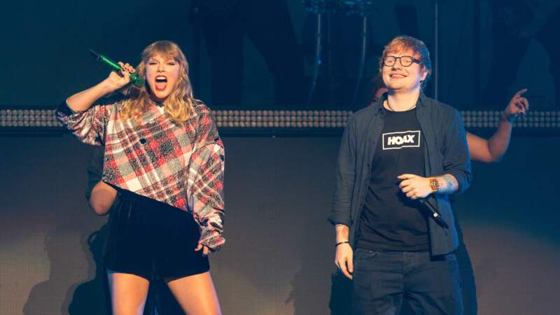 Taylor Swift et Ed Sheeran 