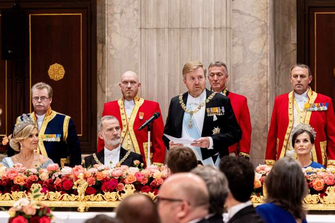 Discours du roi Willem-Alexander lors du dîner d'état au palais royal d'Amsterdam