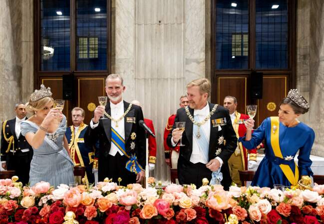 Willem-Alexander et Maxima des Pays bas, Felipe VI et Letizia d'Espagne