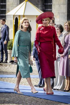 Les reines Maxima des Pays-Bas et Letizia d'Espagne