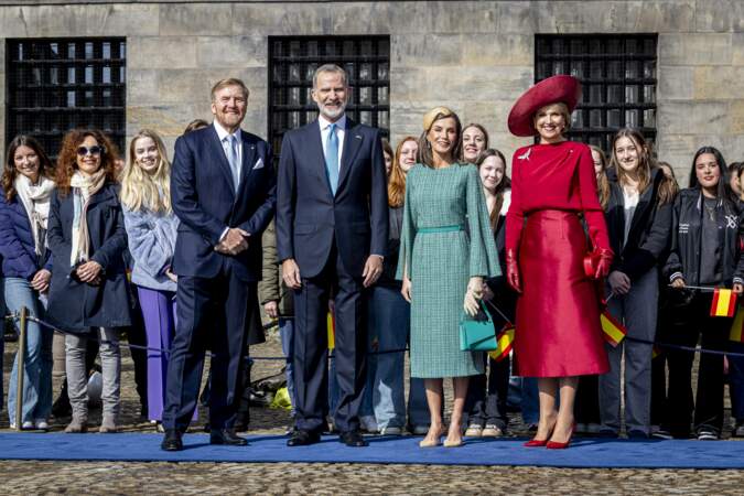 Willem-Alexander et Maxima des Pays bas, Felipe V et Letizia d'Espagne