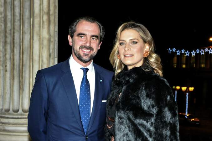 Le prince Nikolaos et la princesse Tatiana de Grèce ont assisté à la remise de la médaille des "Amis de la Bibliothèque d’Alexandrie" à La reine Sofia d'Espagne à Athènes, Grèce, le 22 novembre 2017