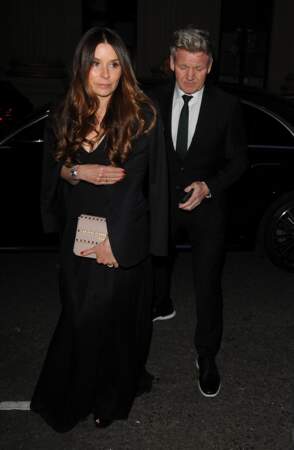 Gordon et Tana Ramsay arrivent au club Oswald's à Londres, le 20 avril 2024, pour les 50 ans de Victoria Beckham