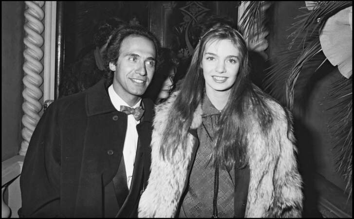 Anne Parillaud et Olivier Dassault, à Paris, en 1980