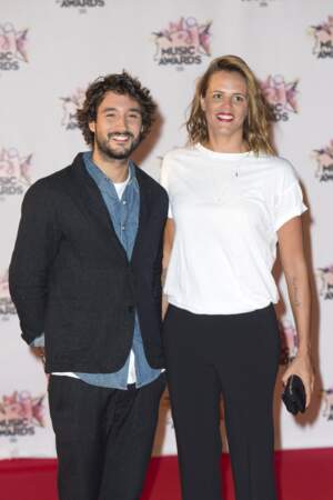 Laure Manaudou et Jérémy Frérot lors de la 17ᵉ cérémonie des NRJ Music Awards 2015 au Palais des Festivals à Cannes