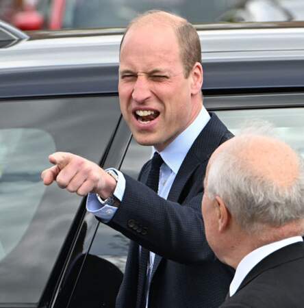Le prince William était tout sourire lors de sa visite à Birmingham, le 25 avril 2024