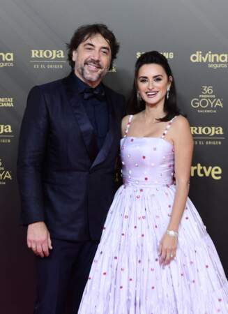 Penelope Cruz et Javier Bardem à la 36ème édition des Goya Awards au palais des Arts de Valence