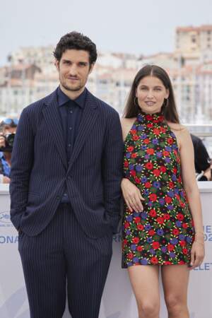 Louis Garrel et Laetitia Casta lors du photocall du film “La croisade” au 74ᵉ festival de de Cannes, le 11 juillet 2021