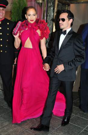 Jennifer Lopez et Marc Anthony au Met Gala en 2011