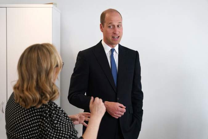 William visite le James' Place à Newcastle, le 30 avril 2024