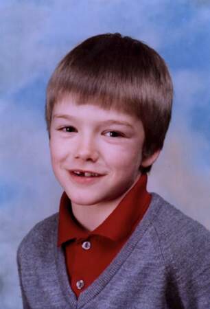 David Beckham lorsqu'il était enfant 