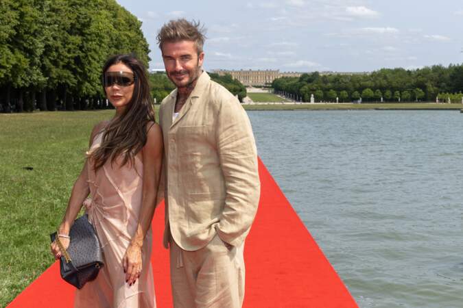 David Beckham au défilé automne-hiver 2023-2024 de Jacquemus au château de Versailles en 2023