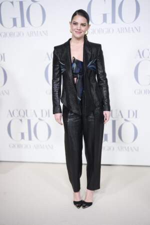 Isabelle Junot au photocall de la soirée "Acqua Di Gio by Giorgio Armani" à Madrid, le 7 mars 2024