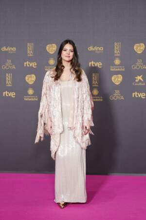 Isabelle Junot au photocall de la soirée des "38ème Goya Awards" à Valladolid, le 10 février 2024