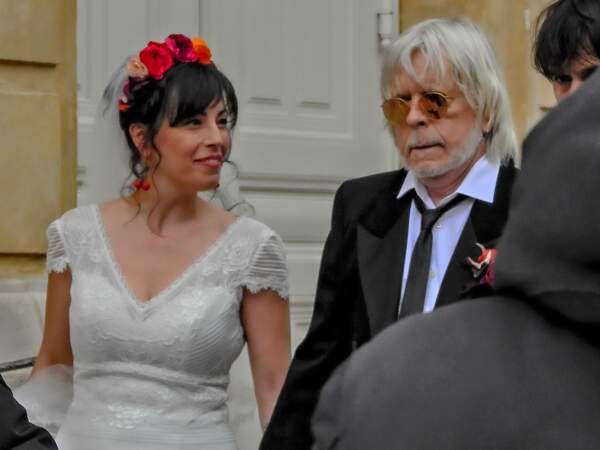Renaud et Cerise, lors de leur mariage, le 4 mai 2024 à Paris