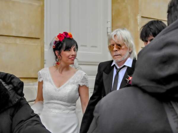 Renaud et Cerise, lors de leur mariage le 4 mai 2024 à Paris