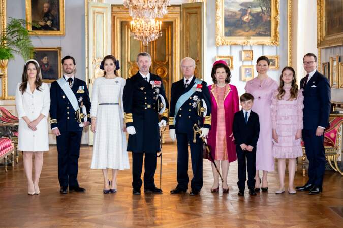 Pour célébrer cette visite d'État, une réception a été organisée au Palais royal de Suède.