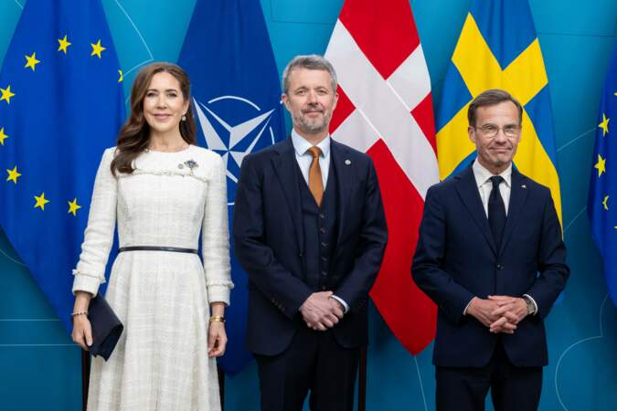 Lors de cette visite d'État, le roi Frederik X et la reine Mary de Danemark ont rencontré Ulf Kristersson, le Premier ministre suédois. 