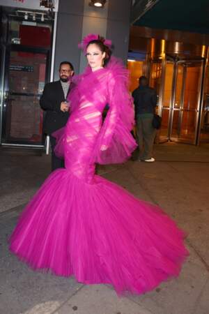 Coco Rocha arrive à une after-party du "MET Gala 2024" à New York