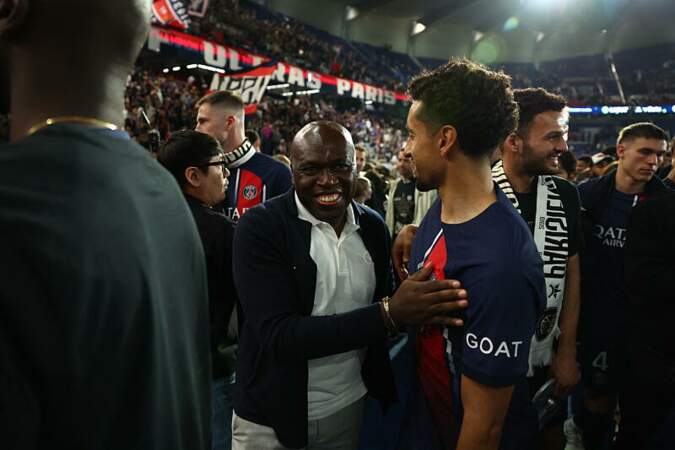 Dernier match de Kylian Mbappé avec le PSG en Ligue 1 Uber Eats lors de la rencontre "PSG-Toulouse" (1-3) au Parc des Princes à Paris