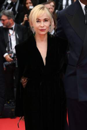 Emmanuelle Béart assiste à la cérémonie d'ouverture de la 77ème édition du Festival de Cannes, le 14 mai 2024