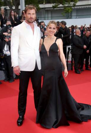Chris Hemsworth et sa femme Elsa Pataky, un couple amoureux sur le tapis rouge du Festival de Cannes, le 15 mai 2024