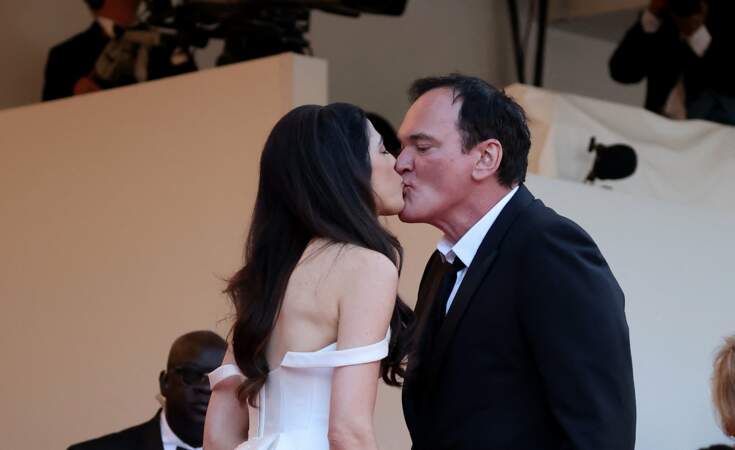 Quentin Tarantino et sa femme Daniella Pick 