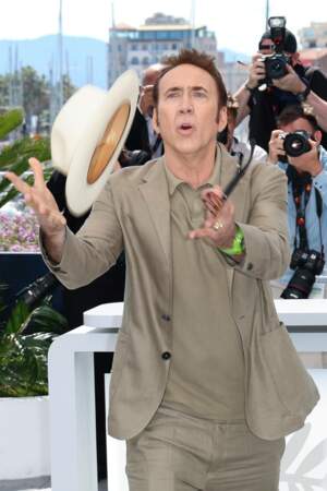 Nicolas Cage au Festival de Cannes. (17 mai 2024)