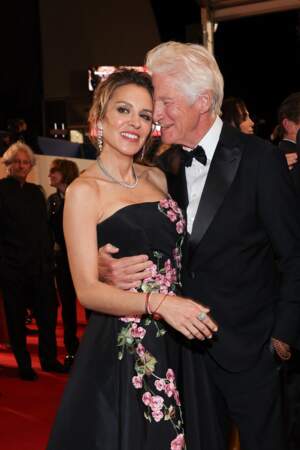 Une belle complicité entre Richard Gere et sa femme Alejandra Silva au Festival de Cannes, le 17 mai 2024