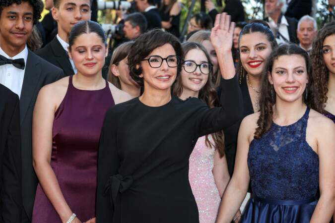 Rachida Dati sur le tapis rouge du film Emilia Pérez au Festival de Cannes, le 18 mai 2024