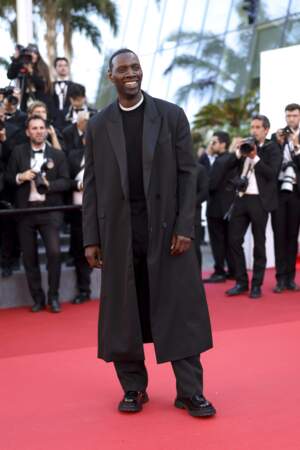 Omar Sy sur le tapis rouge du film Emilia Pérez au Festival de Cannes, le 18 mai 2024