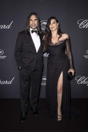 Khaled Mouzanar et Nadine Labaki assistent au dîner Chopard organisé dans le cadre du Festival de Cannes, le 17 mai 2024