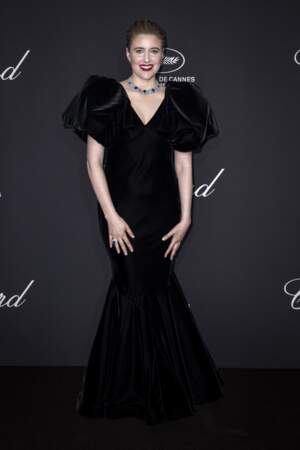 Greta Gerwig assiste au dîner Chopard organisé dans le cadre du Festival de Cannes, le 17 mai 2024 
