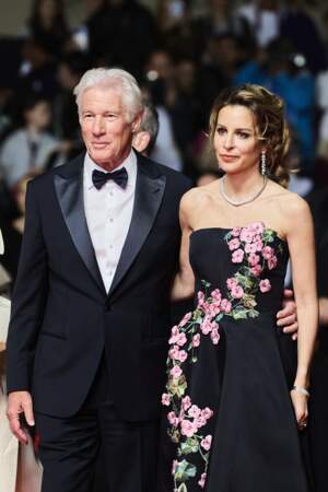 Richard Gere et son épouse Alejandra Silva étaient présents au Festival de Cannes pour "Oh, Canada", le nouveau film de l'acteur, le 17 mai 2024 