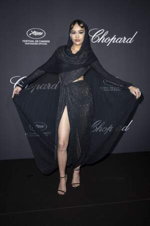 Thalia Besson assiste au dîner Chopard organisé dans le cadre du Festival de Cannes, le 17 mai 2024