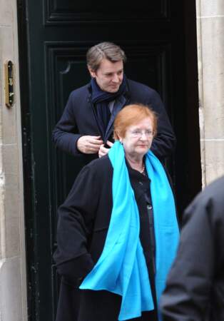 François Baroin et sa mère Michèle Paulin 