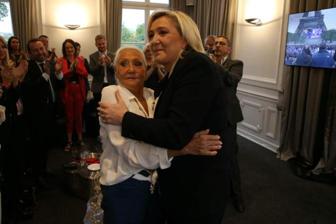 Marine Le Pen et sa mère, Pierrette Lalanne