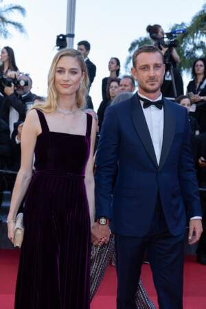 Pierre Casiraghi et sa femme Beatrice Borromeo sur le tapis rouge du 77ème Festival International du Film de Cannes.