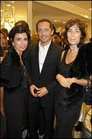 Rachida Dati aux côtés de Gad Elmaleh et de l'écrivaine Christine Orban en 2007