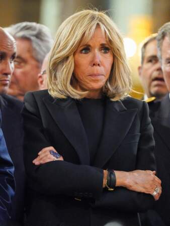 Brigitte Macron aux obsèques de l'ancien maire de Marseille Jean-Claude Gaudin